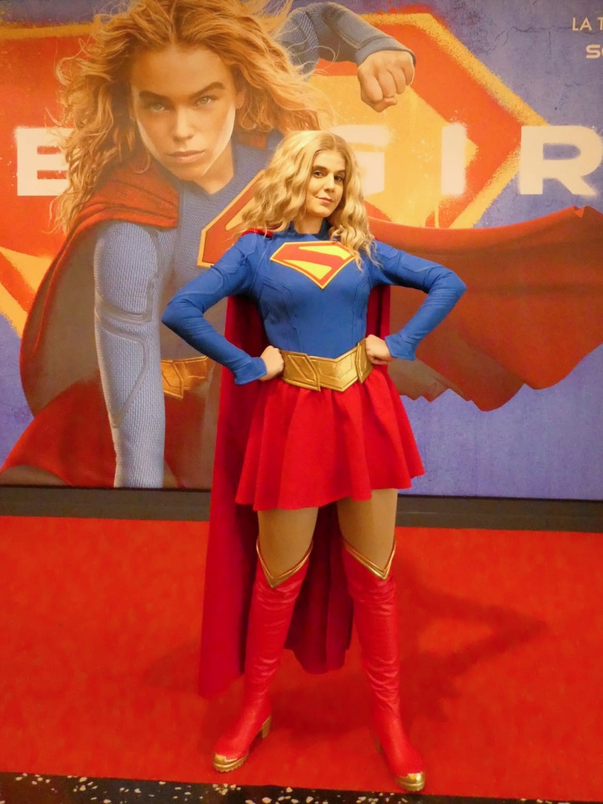 Eventos y animacion con Supergirl